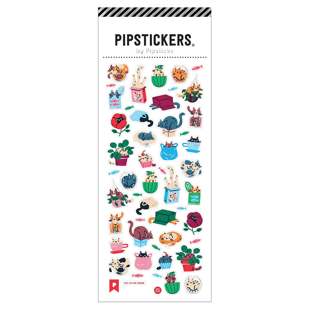 Catch Me Inside Cat Stickers