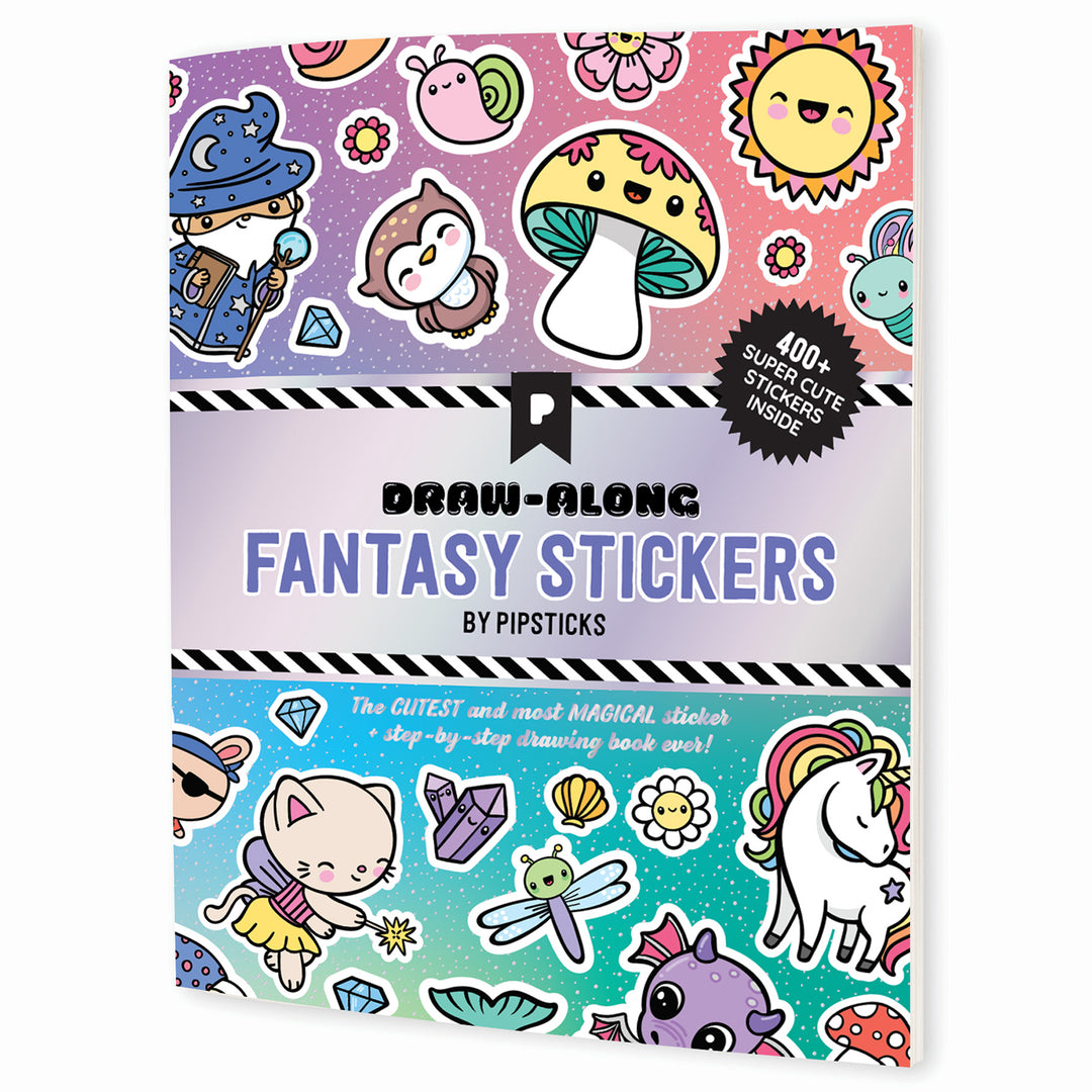 Draw Along Fantasy Sticker Book