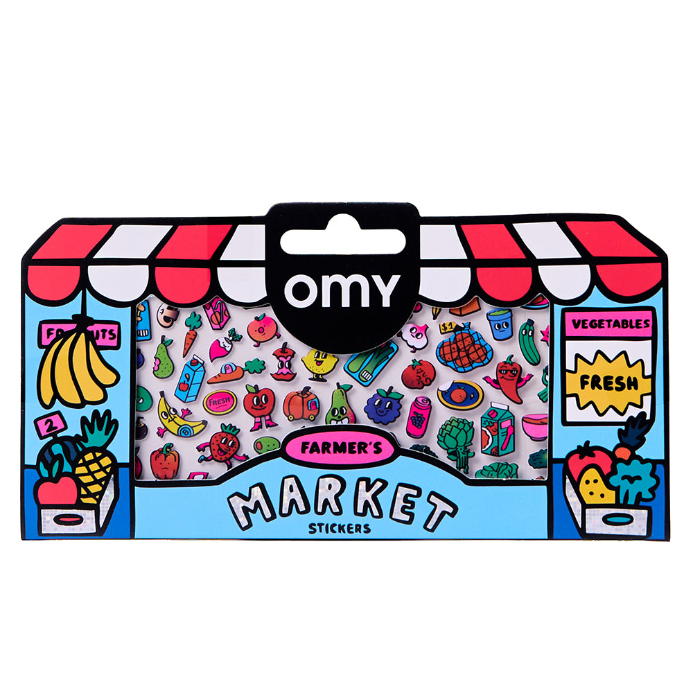 Farmer’s Market Micro Vinyl Stickers