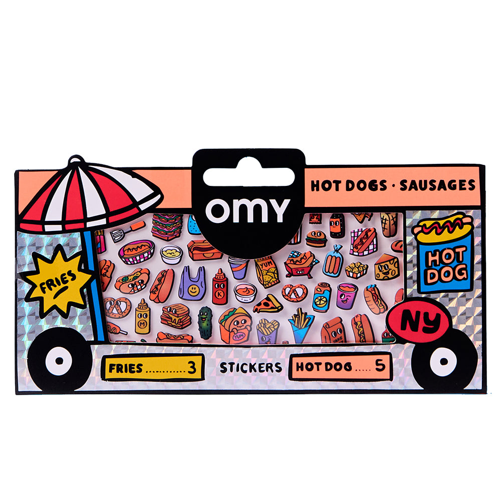 Food Truck Micro Vinyl Stickers