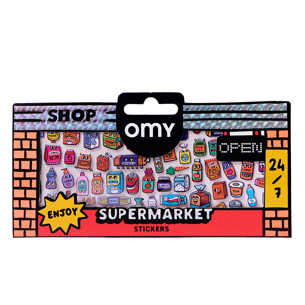 Super Market Micro Vinyl Stickers