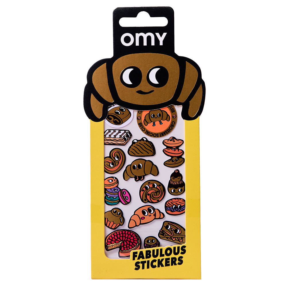 Croissant Vinyl Stickers