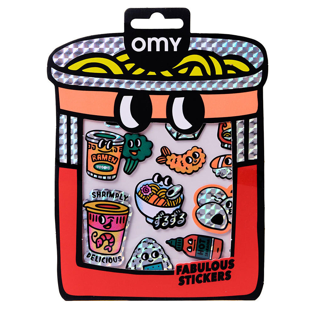 Noodle Vinyl Stickers