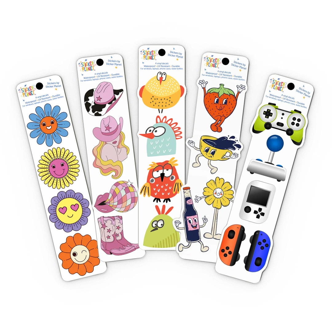 Fun Colorful Vinyl Decals Value Pack – Sticker Planet