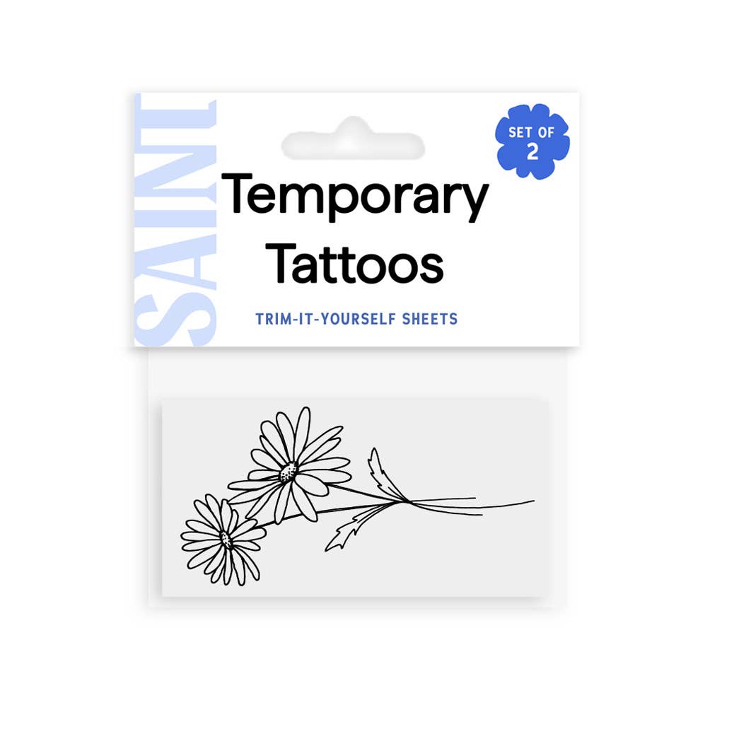 Daisy Temporary Tattoos