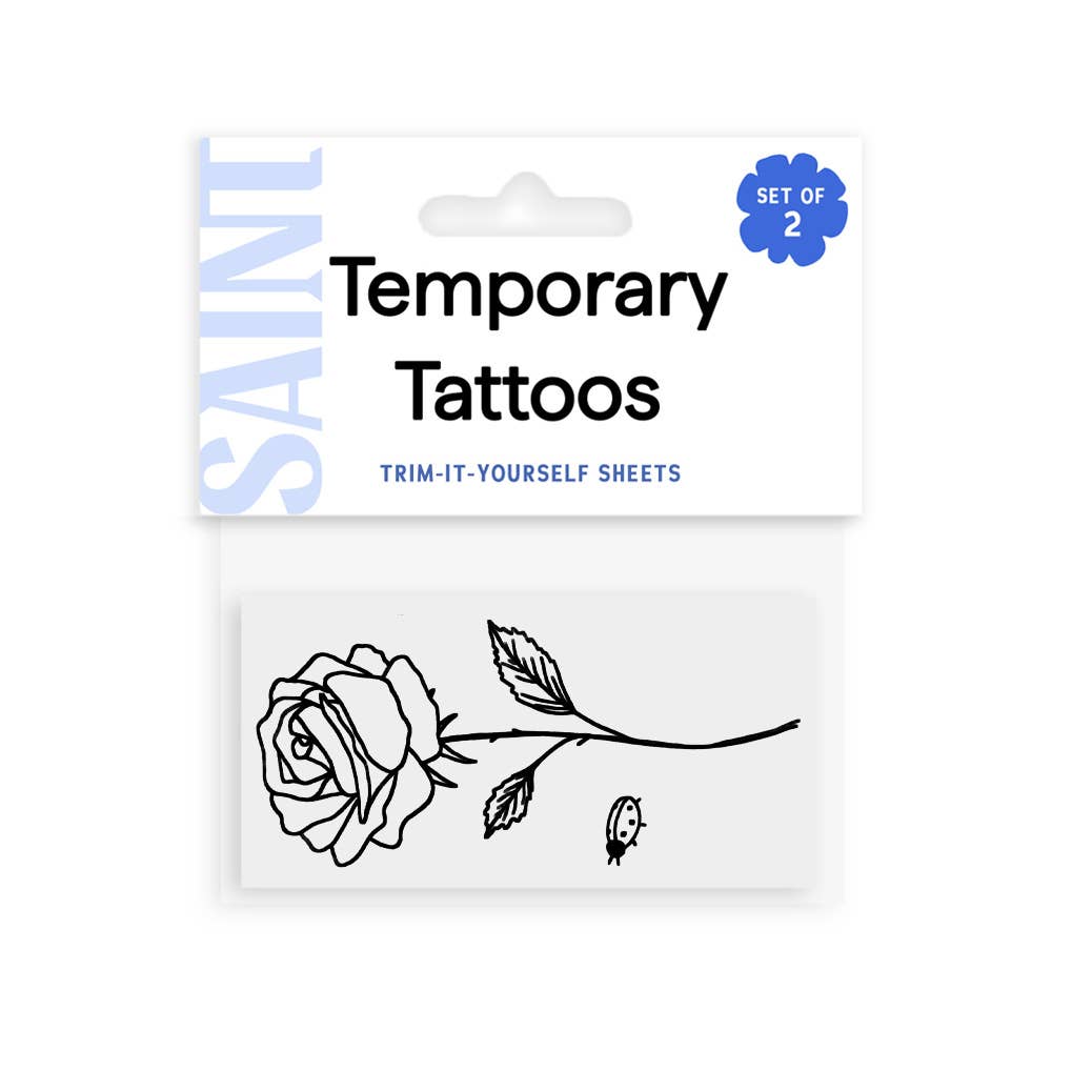 Rose Temporary Tattoos