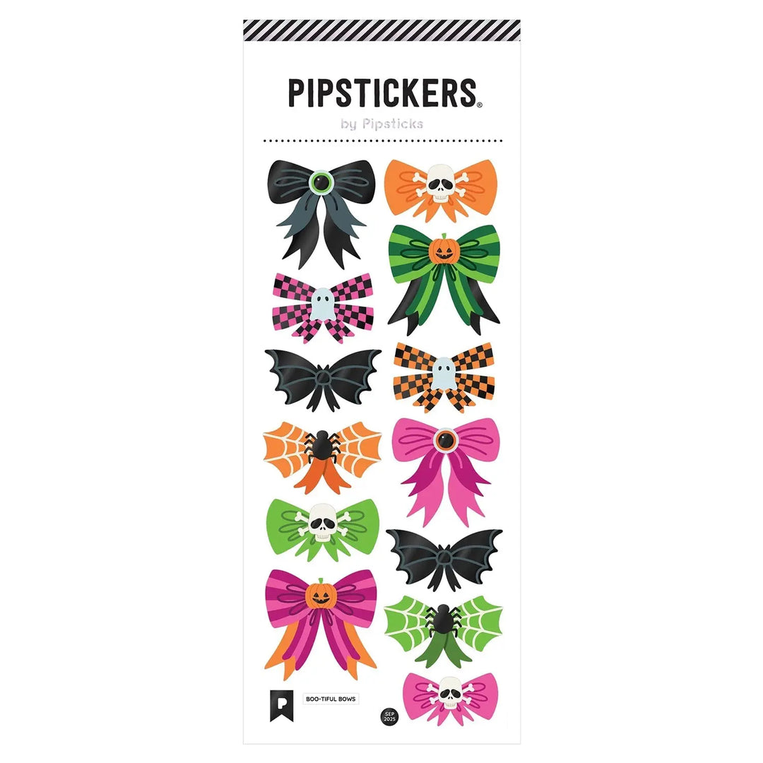 Boo-tiful Halloween Bows Stickers