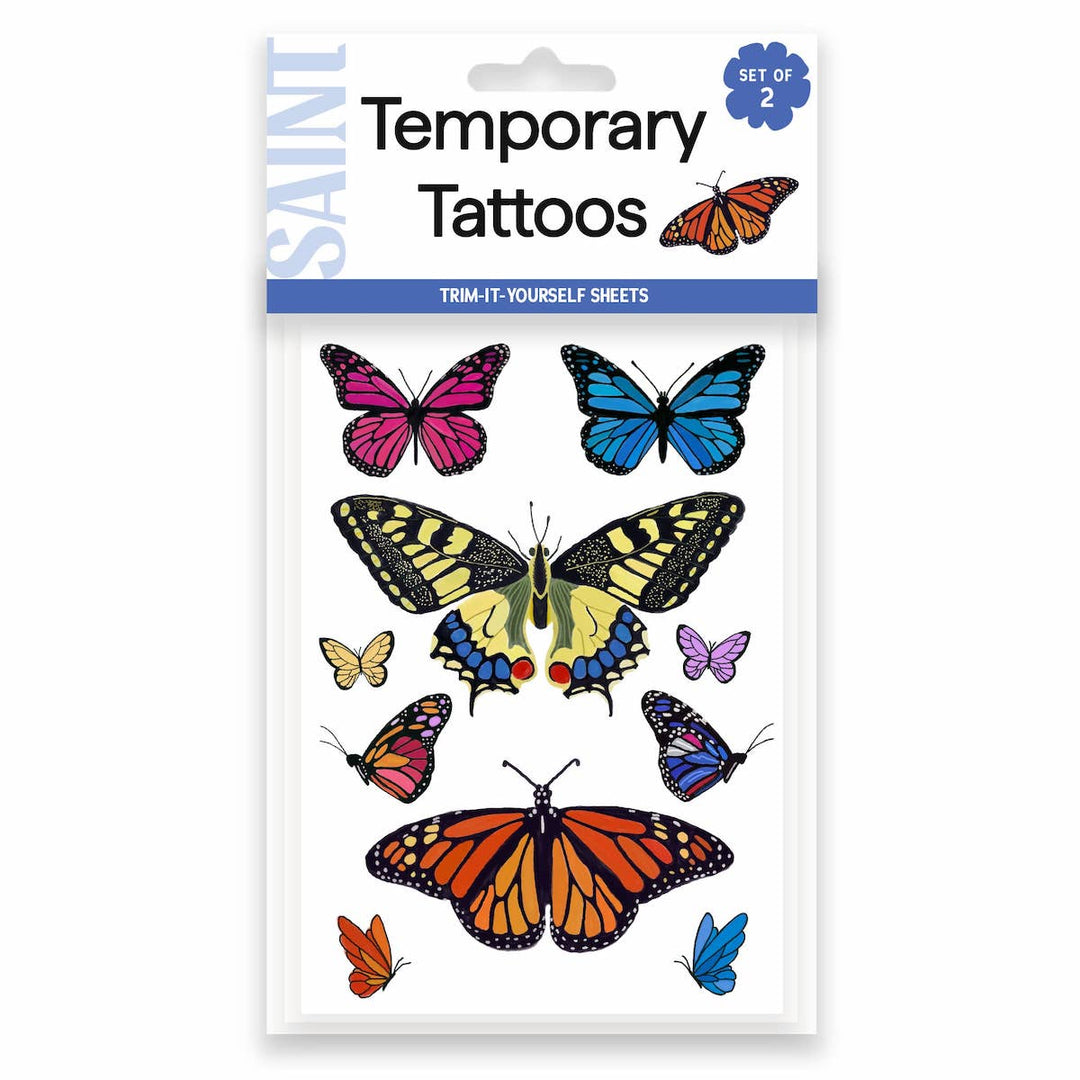 Butterfly Pavilion Temporary Tattoo Sheets