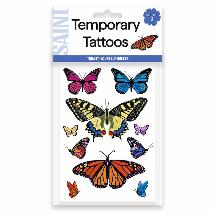 Butterfly Pavilion Temporary Tattoo Sheets