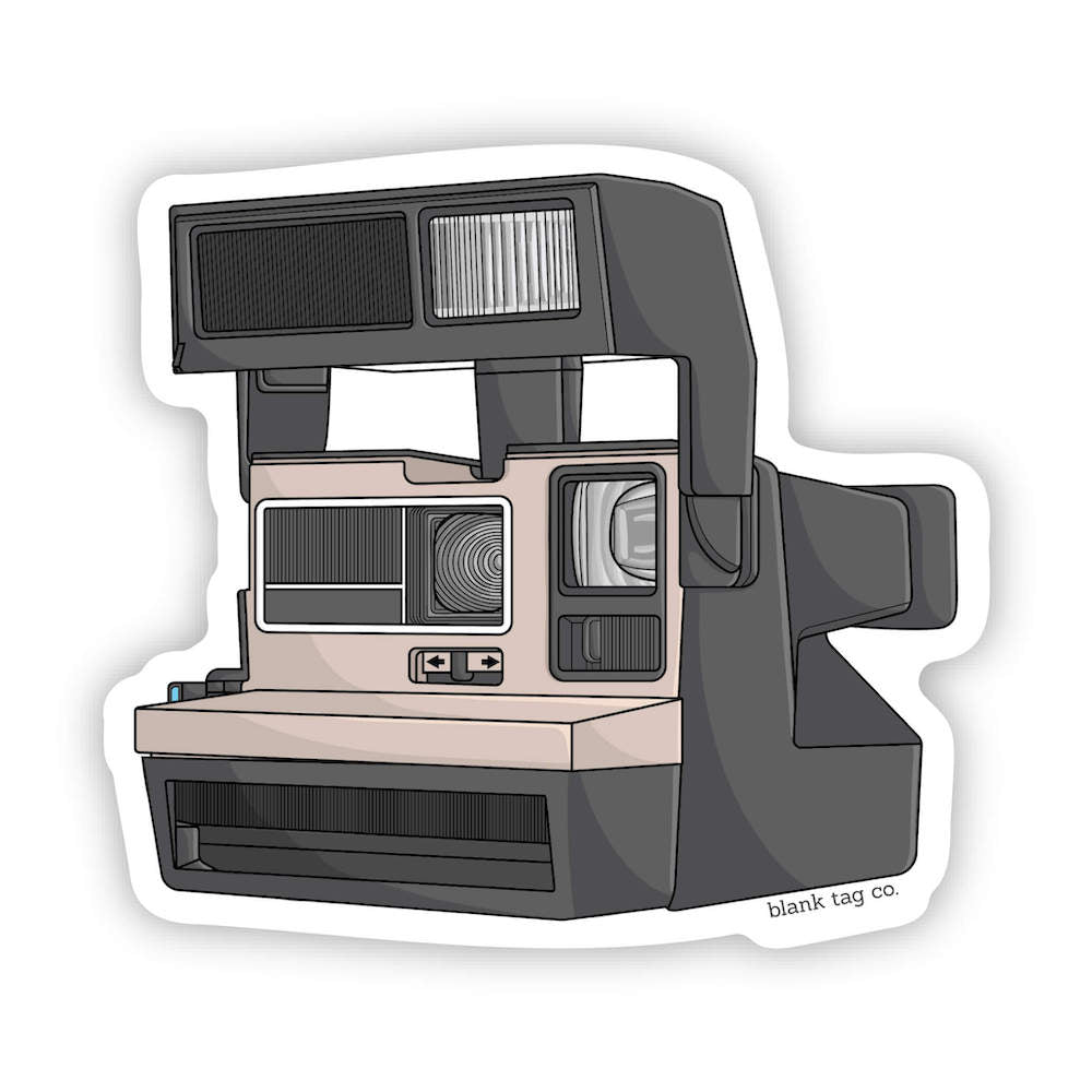 The Instant Camera Vinyl Sticker Decal