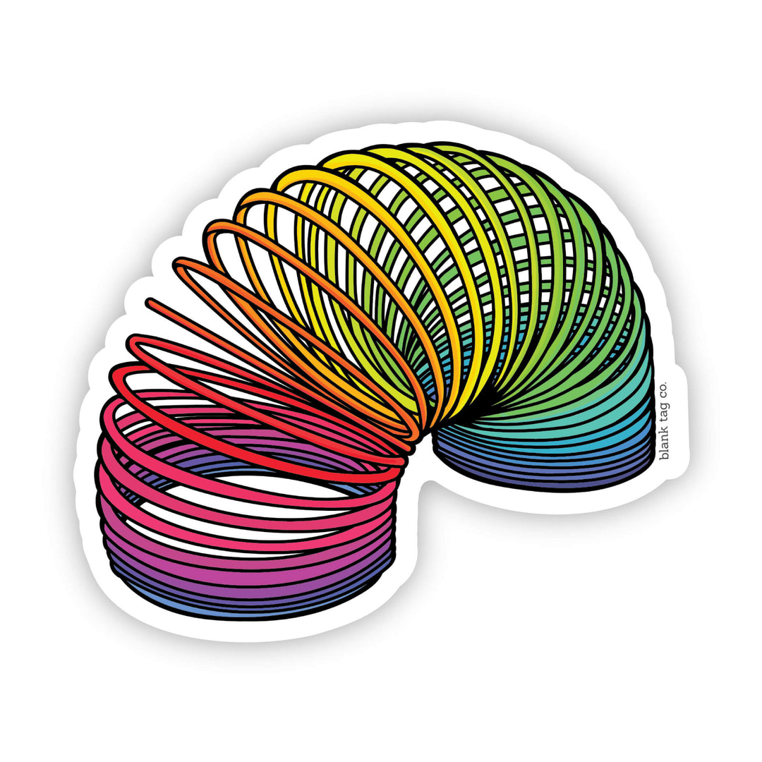 The Slinky Vinyl Sticker Decal