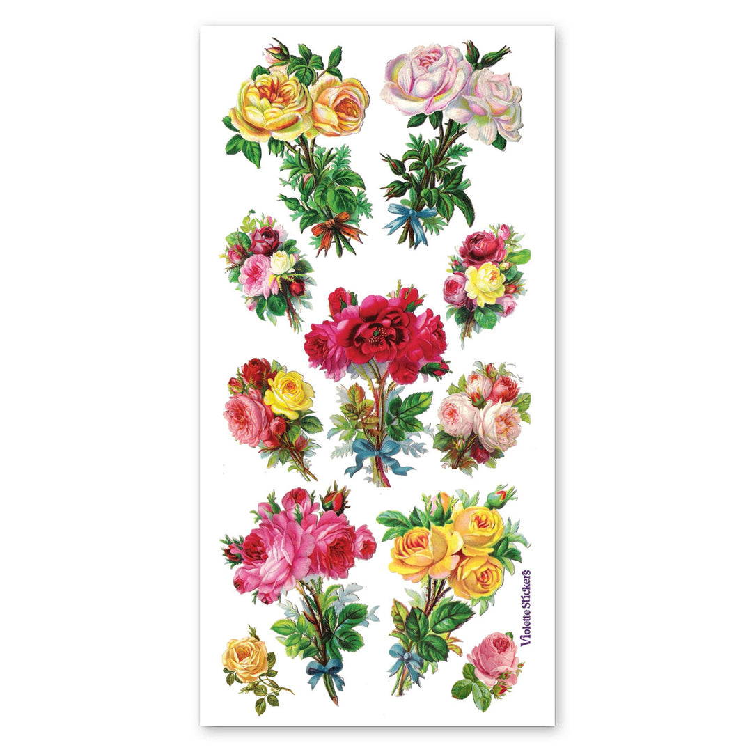 Rose Stem Bouquet Stickers