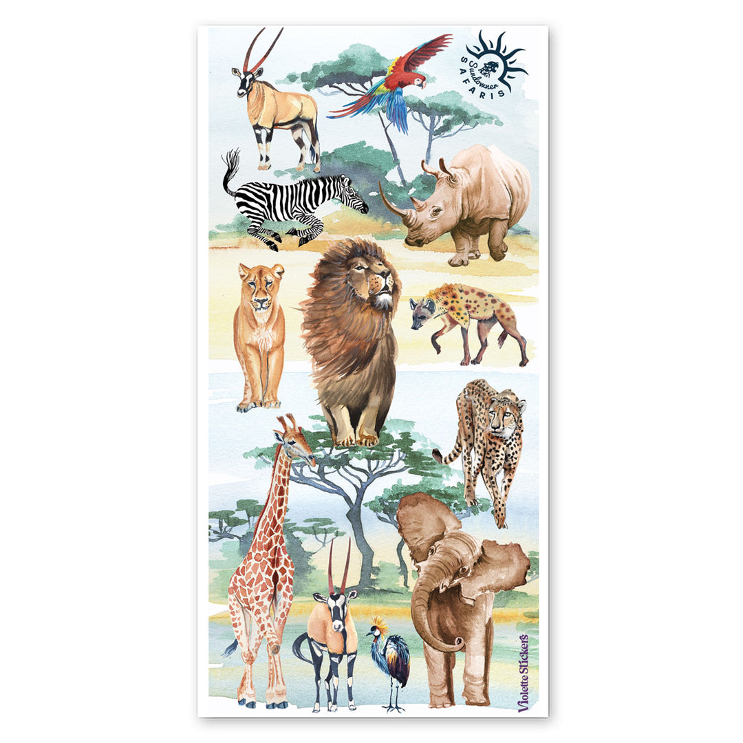 Safari Animals Stickers