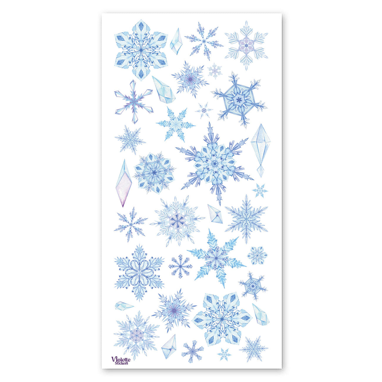Snowflake Sticker Craft Beautiful & Fun Stickers by the Sheet | Sticker Planet – Page 7