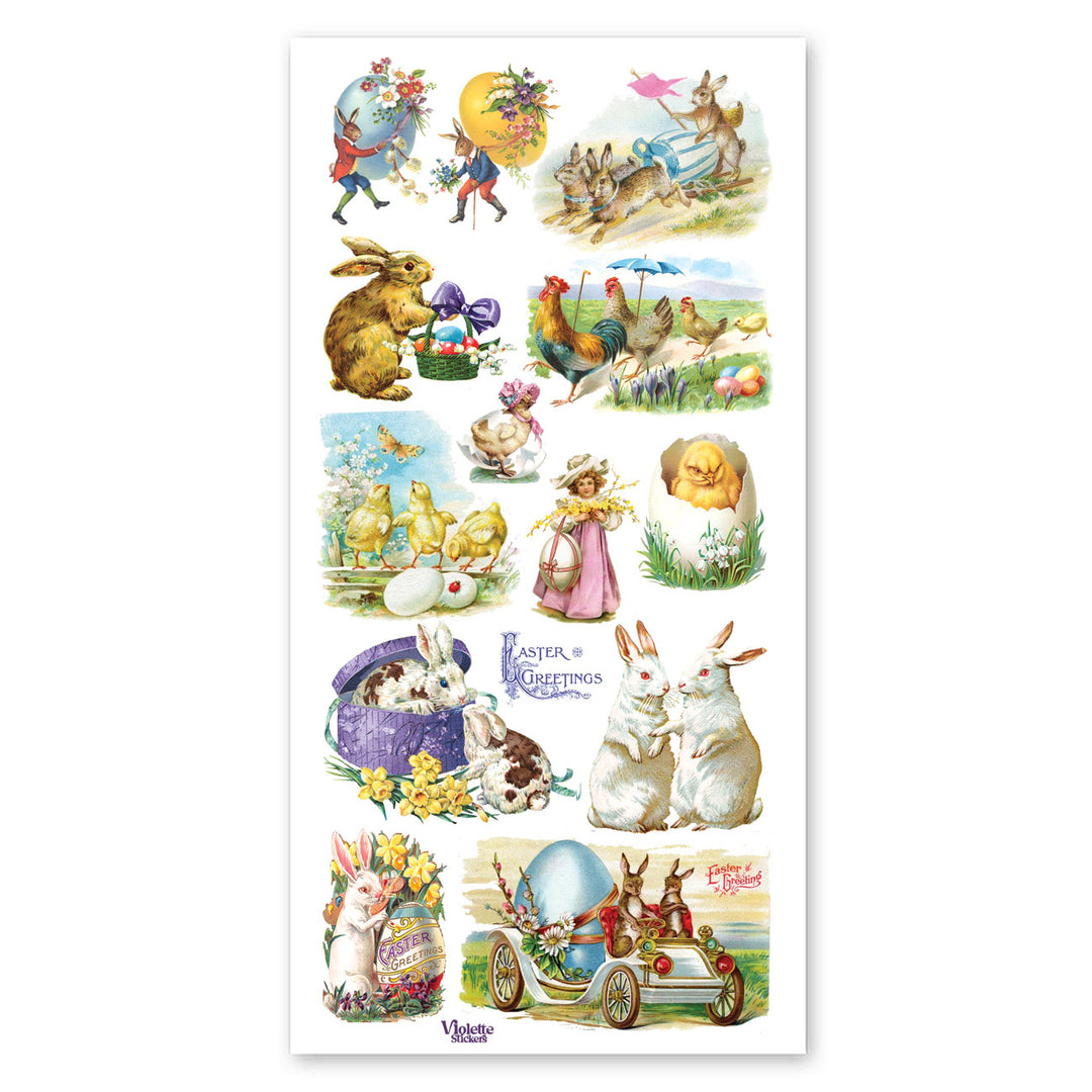 Victorian Easter Stickers