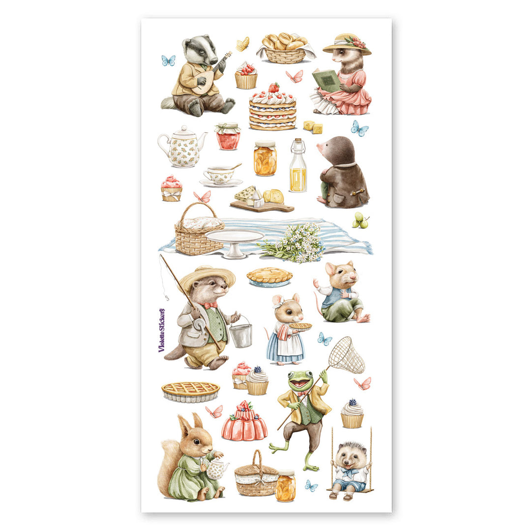 Critter Picnic Stickers