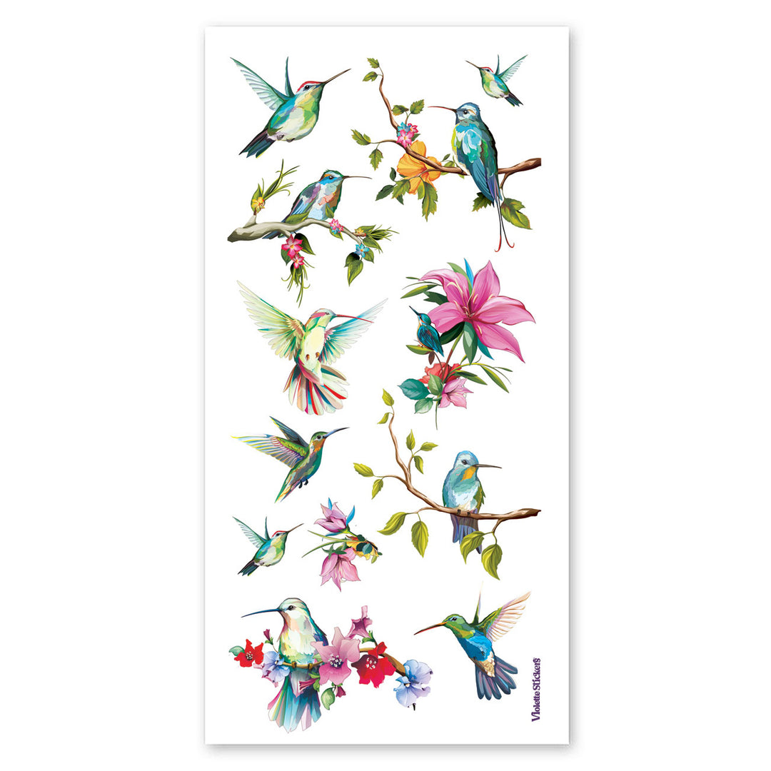 Vintage Hummingbird Stickers