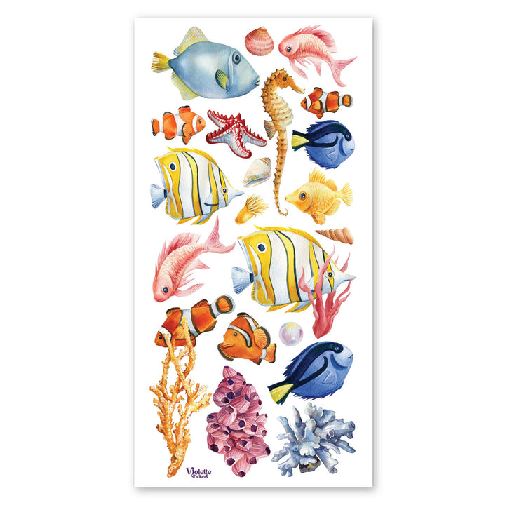 Beach Stickers & Seashell Stickers | Sticker Planet