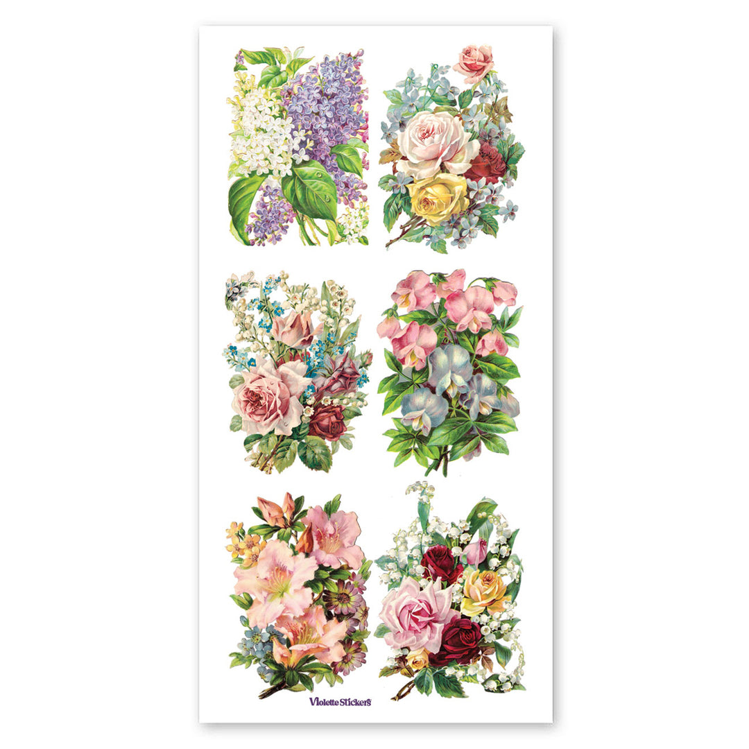 Opal Flower Stickers