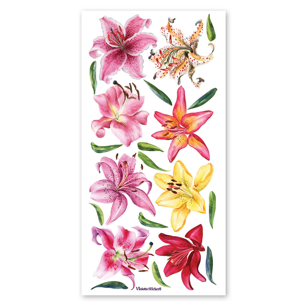tiger lily wall stickers Tiger Lilies Stickers – Sticker Planet