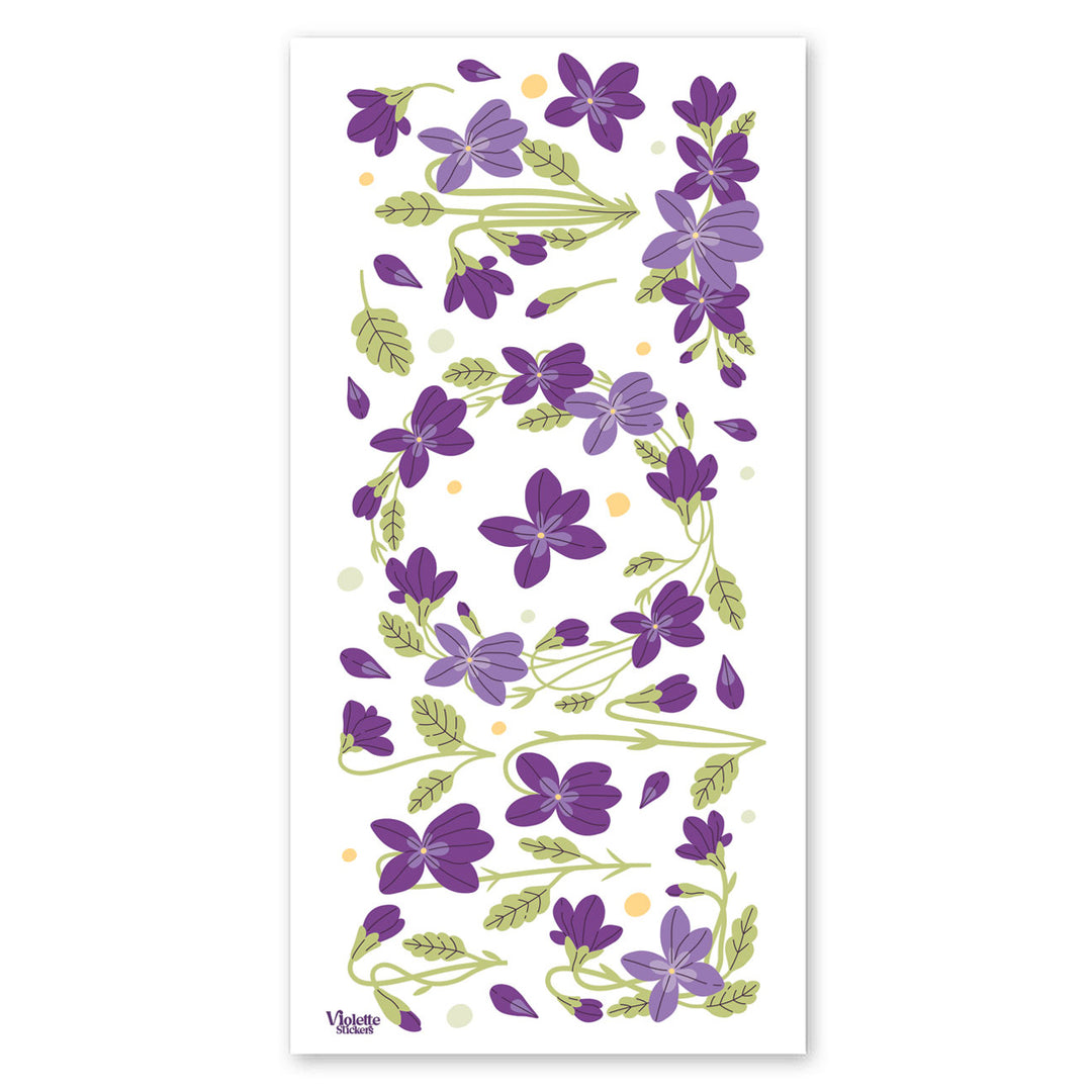 Violets Stickers