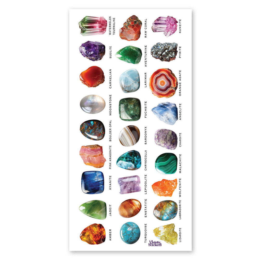 Real Minerals Stickers