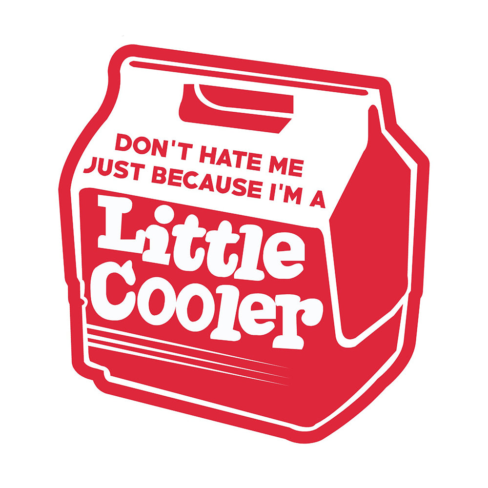 A Little Cooler Vinyl Sticker Decal, An Image of a Small Cooler for Food