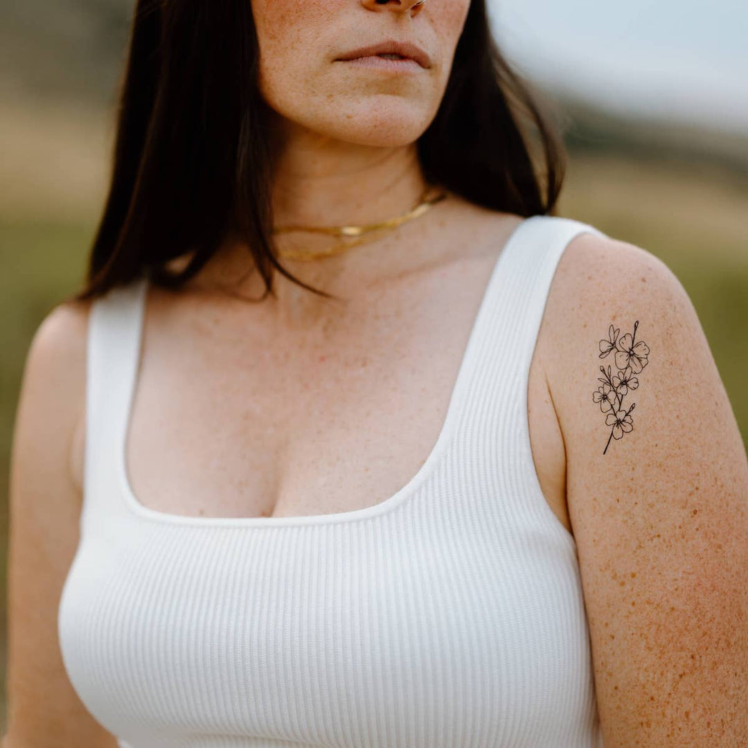 Cherry Blossom Temporary Tattoos