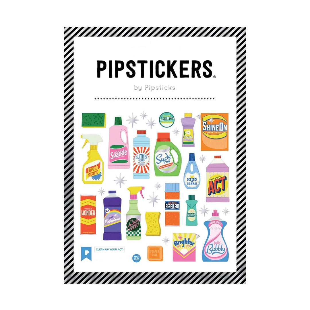 Clean Up Your Act Stickers