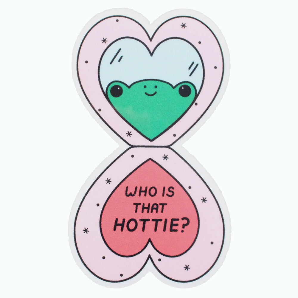 Compact Frog Vinyl Sticker Decal