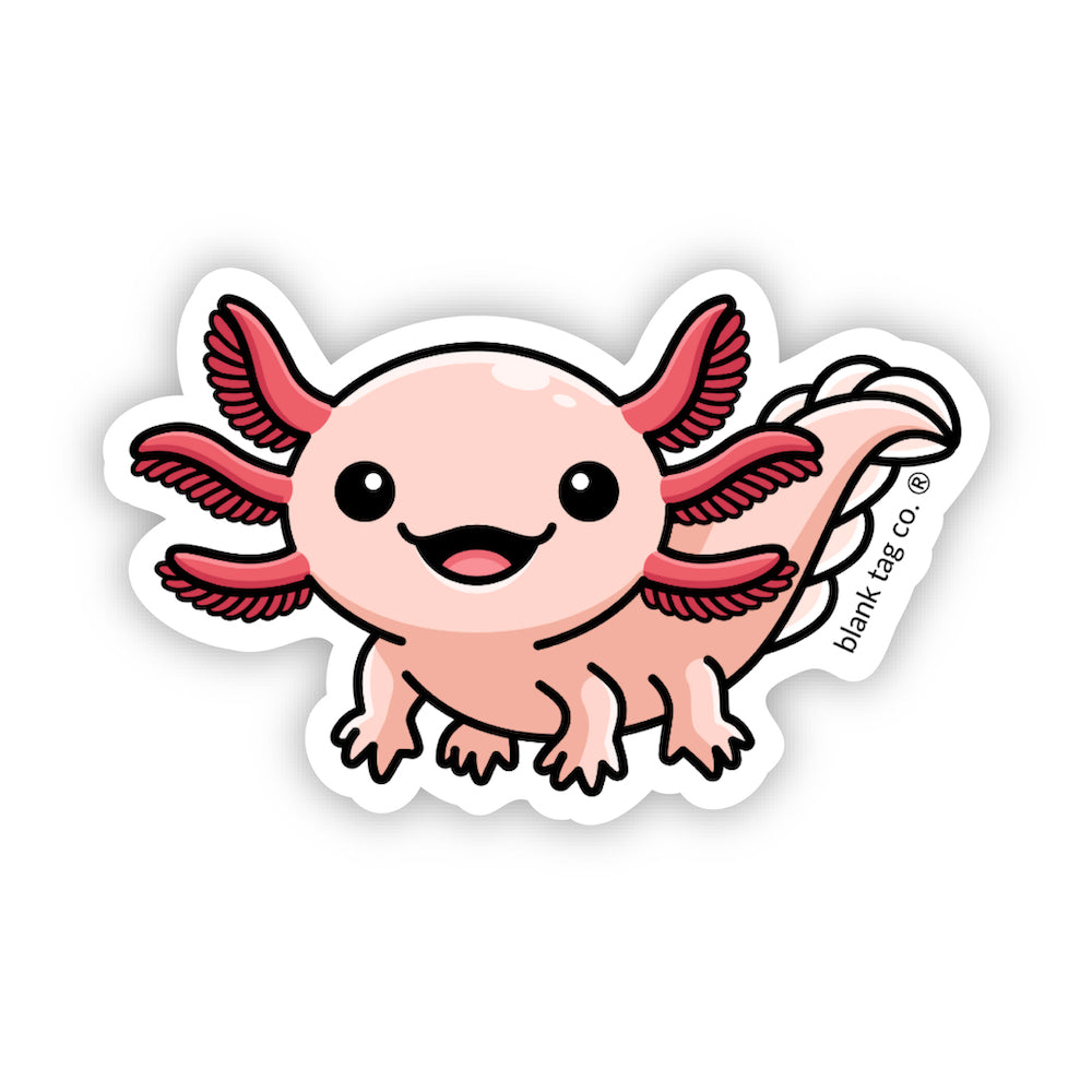 The Axolotl Vinyl Sticker Decal