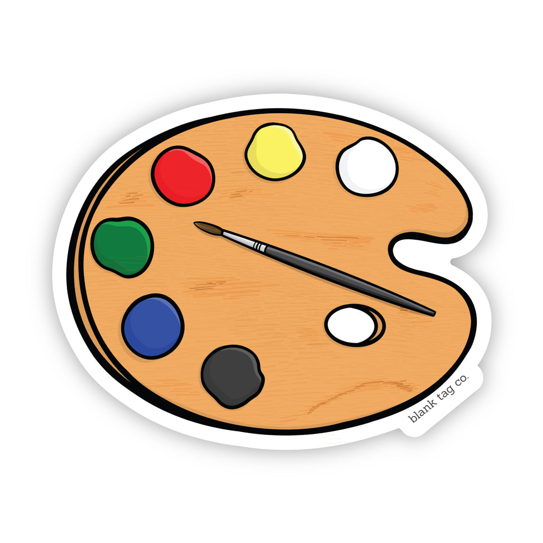 The Palette Vinyl Sticker Decal