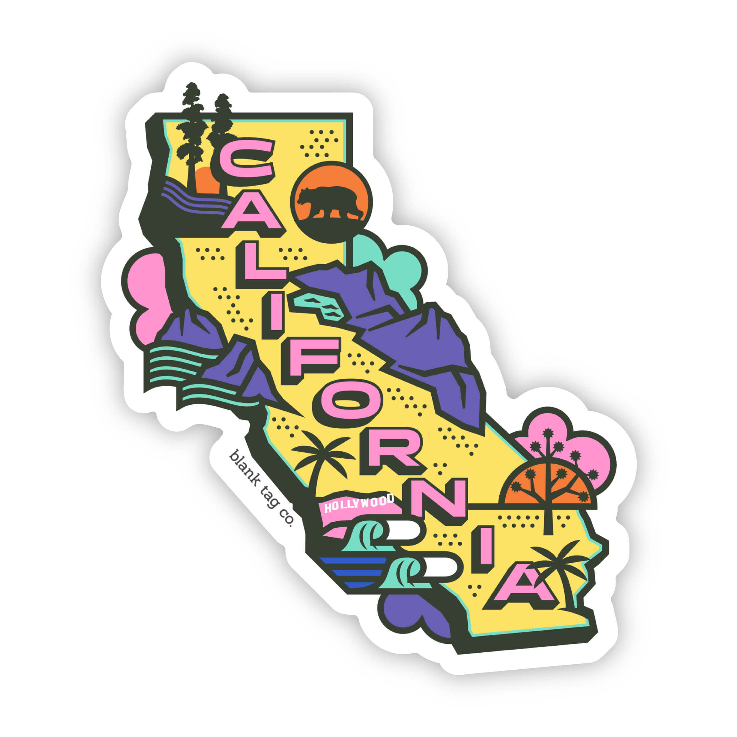 Cal State La Sticker The California State Vinyl Sticker Decal – Sticker Planet