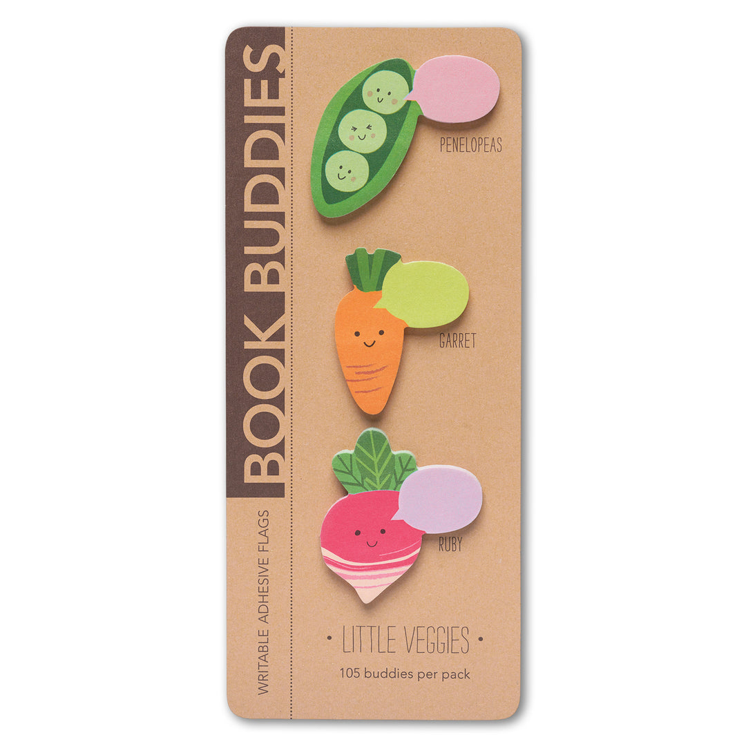 Little Veggies Book Buddies Sticky Page Flags