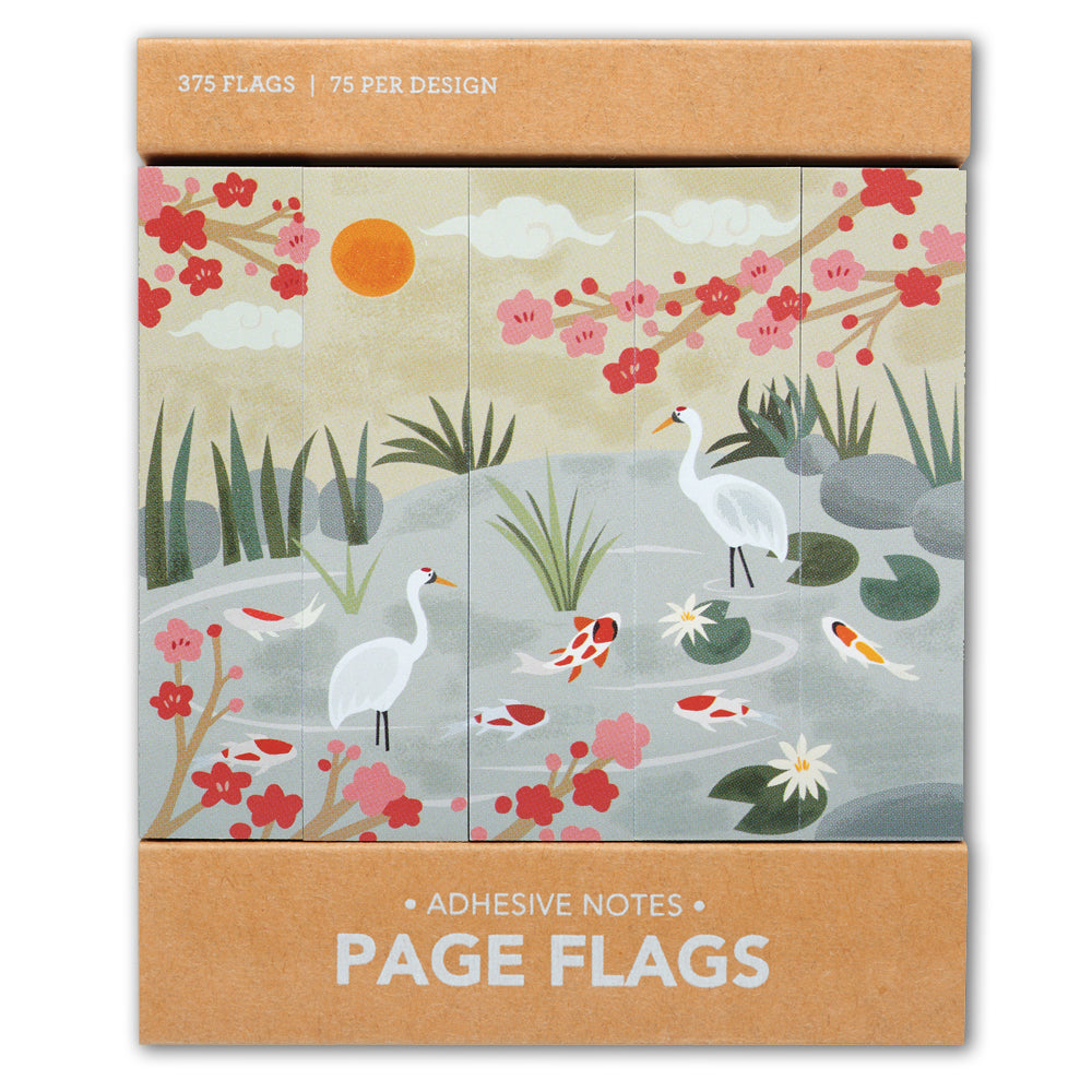 Koi Pond Sticky Page Flags
