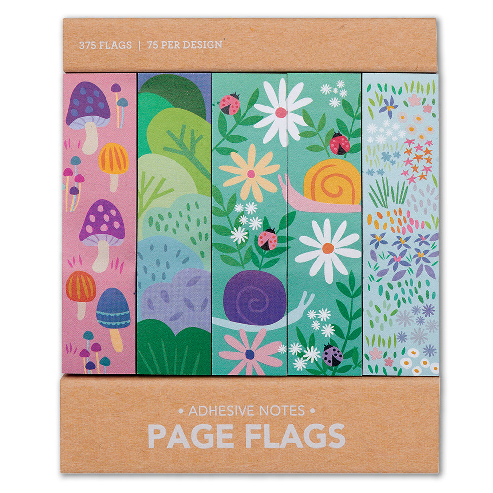 Little Garden Floral Sticky Page Flags