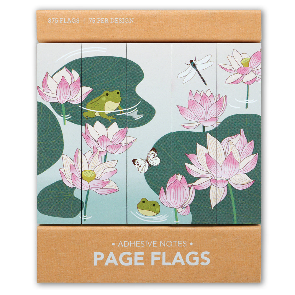 Lotus Frogs Sticky Page Flags
