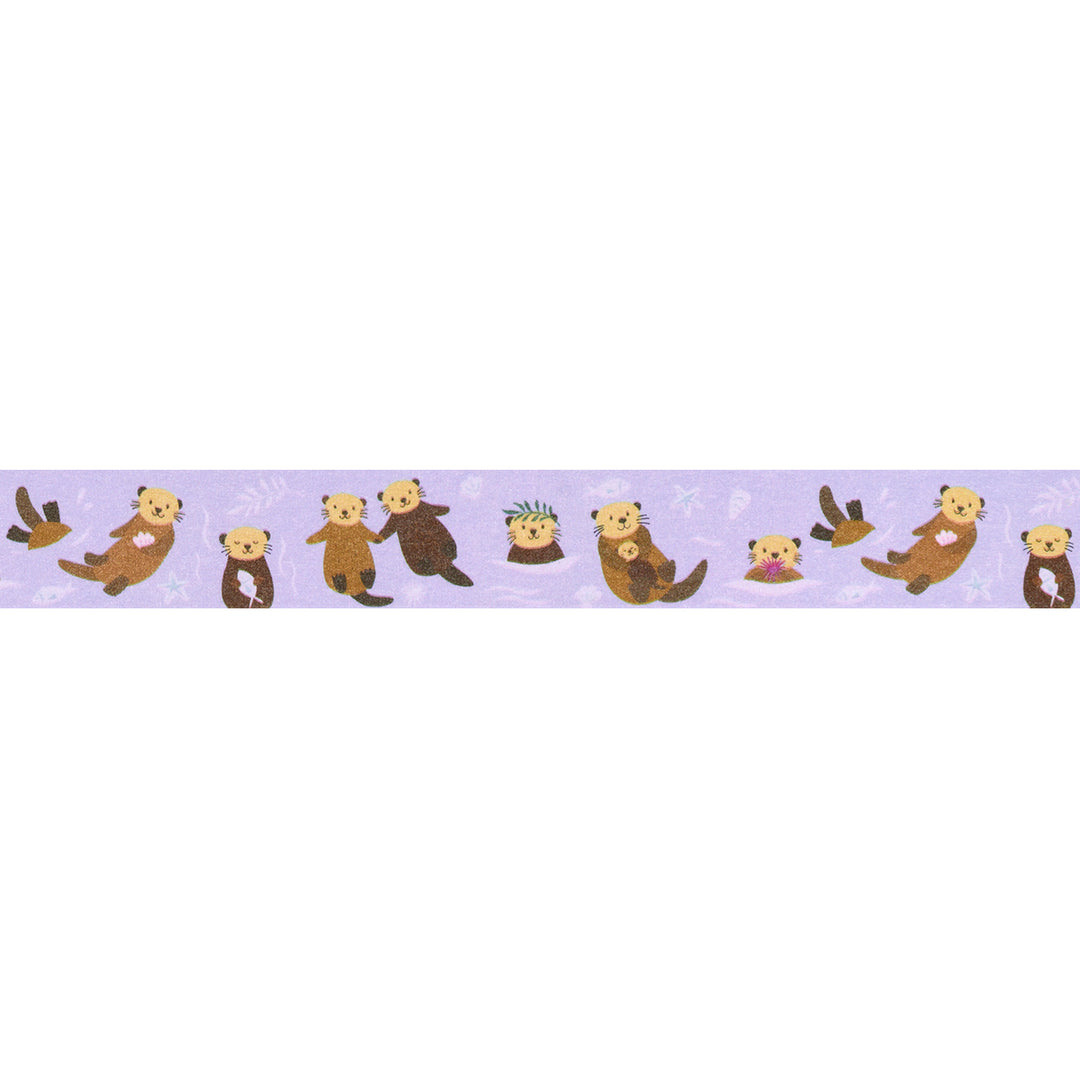 Sea Otters Washi Tape Strip