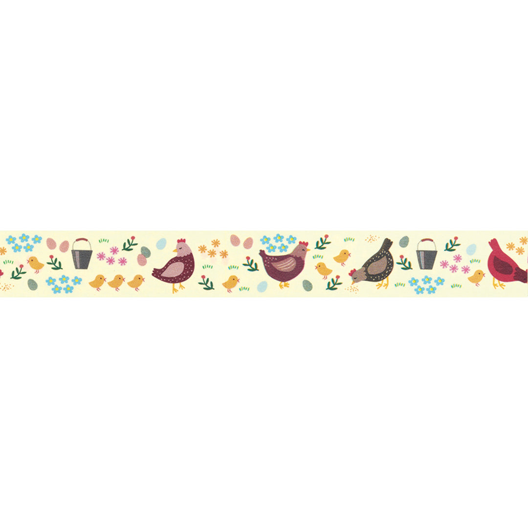 Chicken Yard Washi Tape