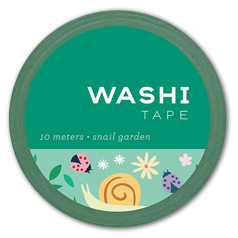 Snail Garden Washi Tape