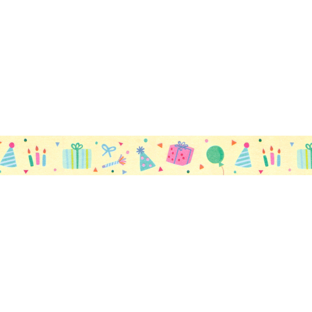 A Strip Of Birthday Party Washi Tape