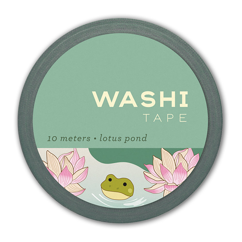 Lotus Pond Washi Tape Roll