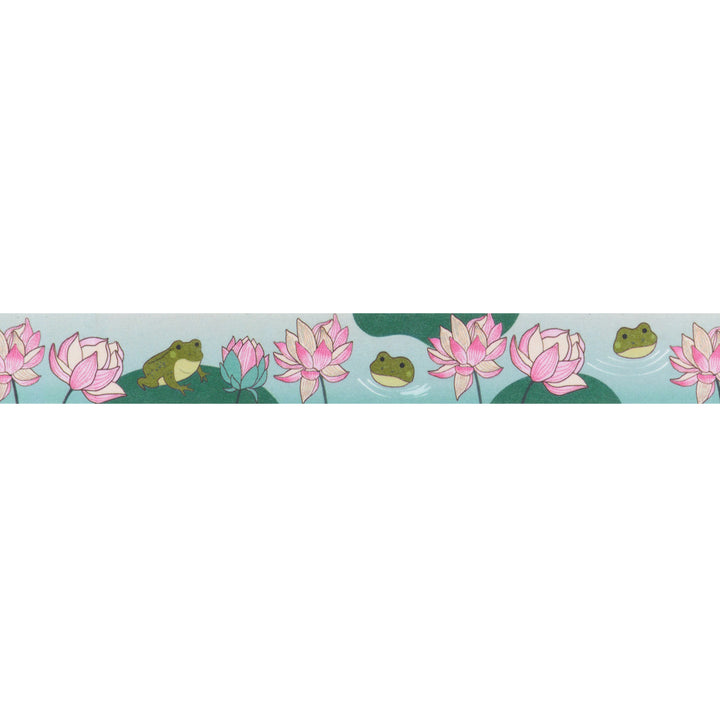 Lotus Pond Washi Tape Strip