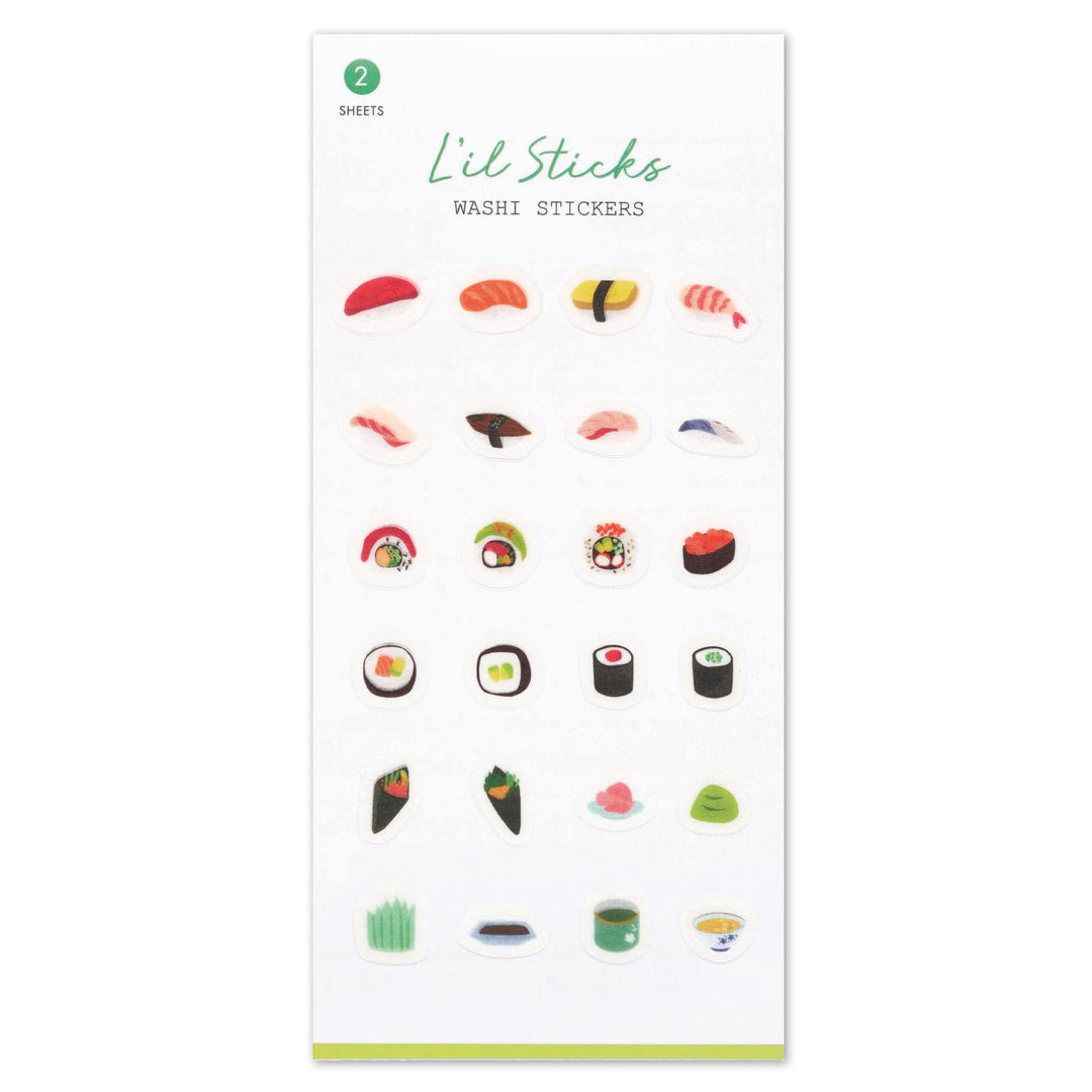 Sushi Little Sticks Washi Stickers