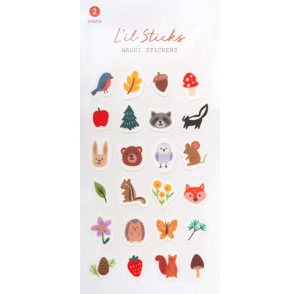 Forest Friends L'il Sticks Washi Stickers