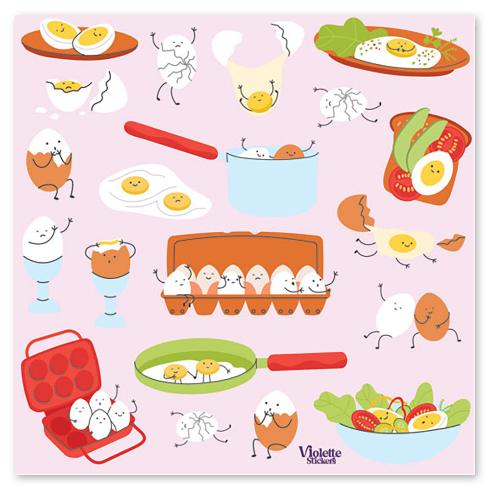 Egg Frenzy Stickers