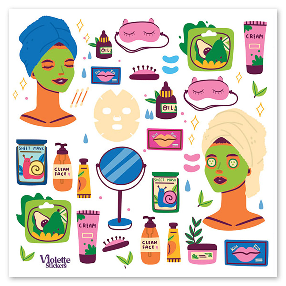 Face Care Products Stickers