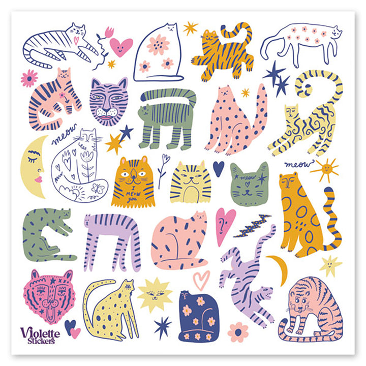 Cats Stickers, Cat Faces & Kittens | Sticker Planet