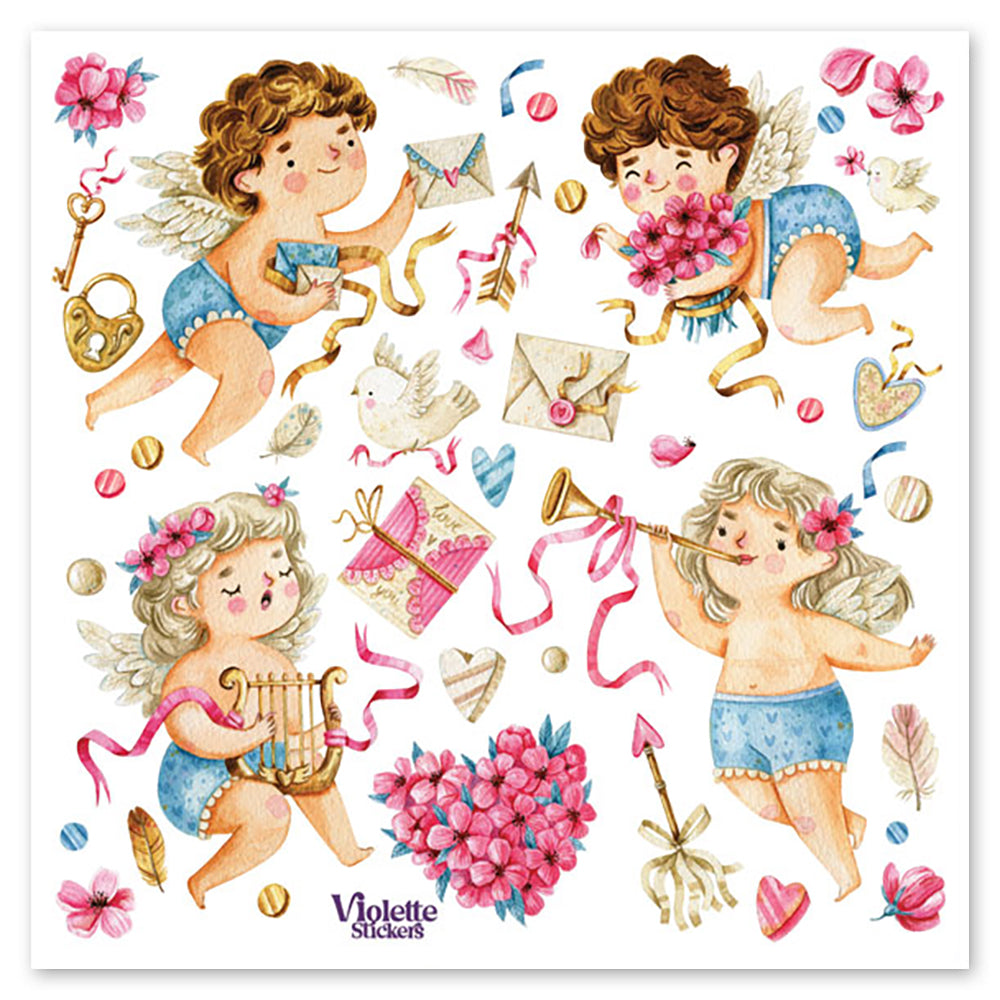 Cupids Kiss Stickers