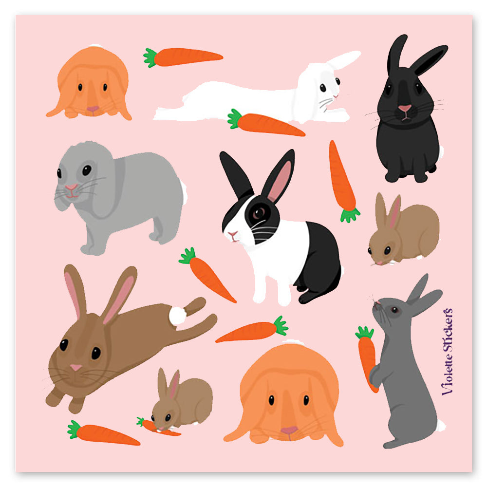 Pet Rabbit Stickers – Sticker Planet